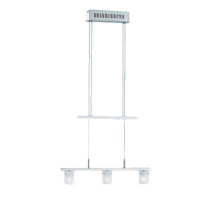 Halogen Pendelleuchte höhenverstellbar 3x 35 W GY6.35 Nickel matt Deckenlampe