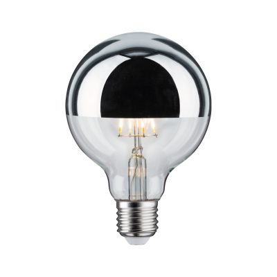 Paulmann LED Globe 5W Leuchtmittel Kopfspiegel Silber Ø 95mm E27 