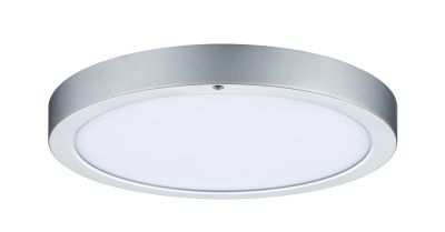 Runde LED Deckenleuchte Panel Chrom Ø36cm Fernbedienung Lichtfarbe