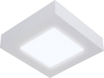 LED Deckenleuchte Weiß Aluminium 12W/230V 4000K 1000lm 17x17x4cm