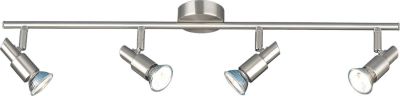 Briloner LED Deckenlampe 4 Flg. Matt NIckel GU10 Metall Drehbar Schwenkbar