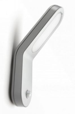 Philips Ecomoods IR Energiespar Wandleuchte Bewegungsmelder Grau