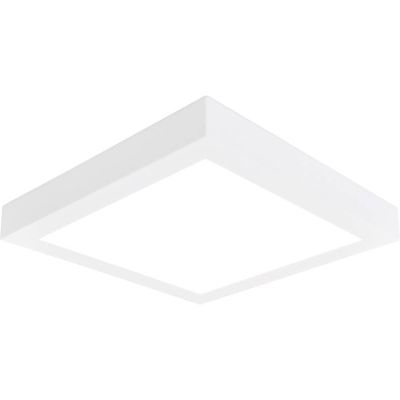 Deckenleuchte 1x LED 24W/230V Aluminium Weiß Warmweiß 2200lm 30x30x4cm