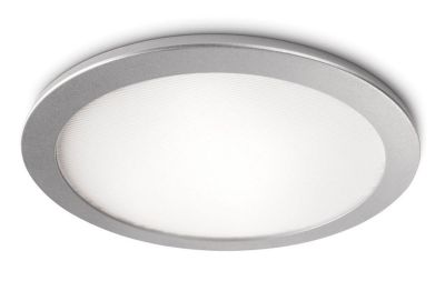 Philips Einbauspot Rund Silber 1x E27 Dimmbar Energiespar Smartspot Lampe IP23