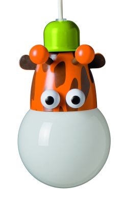 Kinderzimmerlampe Kiko Giraffe Energiespar Pendelleuchte Bunt