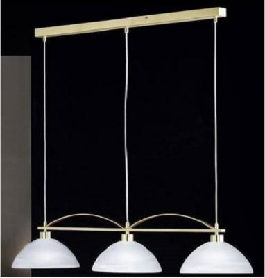 Pendelleuchte Messing Glas Hängeleuchte Messing 3 Flammig