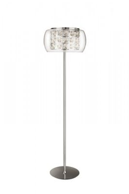 Philips Eseo Stehleuchte Glas Chrom Dimmer 10 Flammig Halogen Ø 40cm