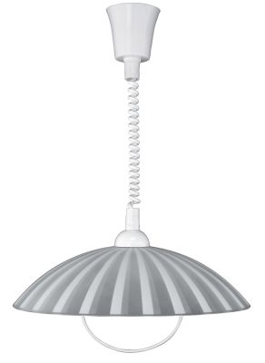 Pendelleuchte Alsfeld Zugpendel Glas Hängeleuchte Höhenverstellbar