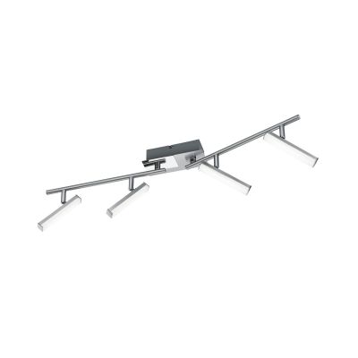 LED Deckenleuchte Metall Nickel Matt 4x4,5W 430lm Schwenkbar Verstellbar 20x75cm