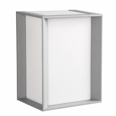 Philips Energiespar Wandaussenleuchte Hellgrau IP44 E27 inklusive Leuchtmittel